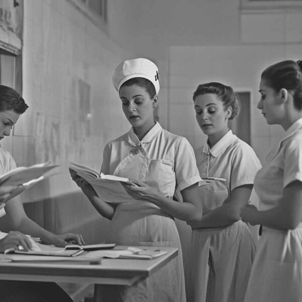 Un gruppo di infermiere